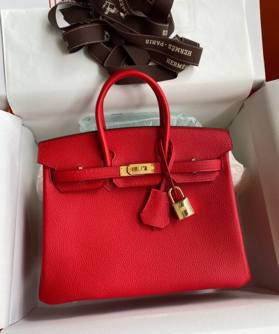 Replica Hermès Birkin Red Togo Gold