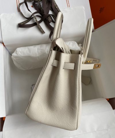 Replica Hermès Birkin White Togo Gold - high-quality designer bag dupe