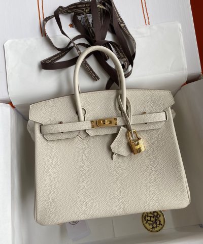 Replica Hermès Birkin White Togo Gold