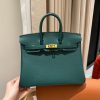 Replica Hermès Birkin Peacock Green Togo