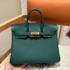 Replica Hermès Birkin Peacock Green Togo