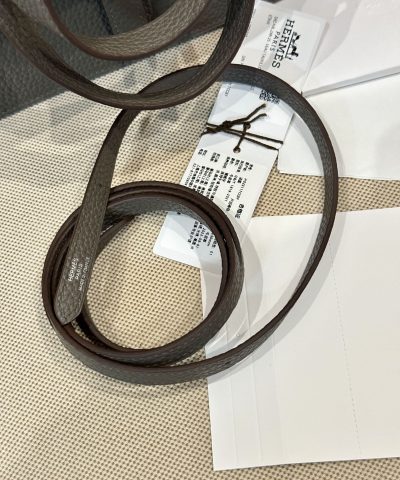 Replica Hermès Halzan Dark Grey - high-quality designer bag dupe