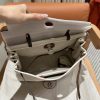 Replica Hermès Herbag 31Cm Beige Red