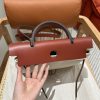 Replica Hermès Herbag 31Cm Beige Red - 1:1 premium replica handbag