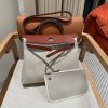 Replica Hermès Herbag 31Cm Beige Red