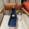 Replica Hermès Herbag 31Cm Blue Canvas