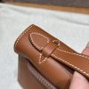 Replica Hermès Kelly Pochette Swift Brown - high-quality designer bag dupe