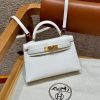 Replica Hermès Kelly Brown Epsom Blanc - high-end replica designer purse