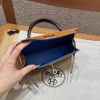 Replica Hermès Kelly Noir Blue Epsom