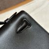 Replica Hermès Kelly Pochette Swift Black - high-end replica designer purse