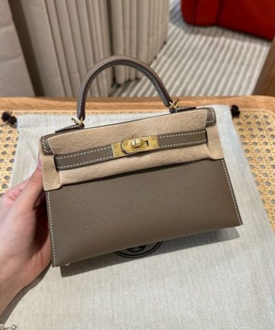 Replica Hermès Kelly Etoupe - affordable luxury replica bag