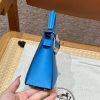 Replica Hermès Kelly Blue Fruda Epsom - premium superclone handbag